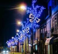 Outdoor 2D Fancy Motif Pole Motif Light for Christmas Ornaments Street  Lights