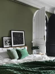 It's a paint color with cool yellow undertones, which makes it feel sumptuous and sophisticated. Olive Green Master Bedroom Ideas Design Corral