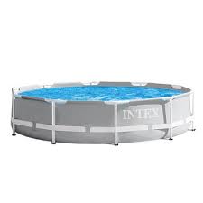 Intex 26701eh 10ft X 30in Prism Metal Frame Above Ground Pool With Pump In 2020 Intex Swimming Pool Rectangular Swimming Pools Summer Swimming Pool