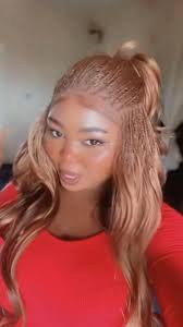 This is the braided wig I wore for my birthday and yes, it’s a glueless  unit, custom ventilated from scratch. Lightweight, scalp real, and zero  salon stress., Imagine stepping out with a flawless look ...