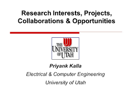 Biometrics is a specific area of bioengineering in which biological signatures. Research Interests Projects Collaborations Opportunities Priyank Kalla Electrical Computer Engineering University Of Utah Ppt Download