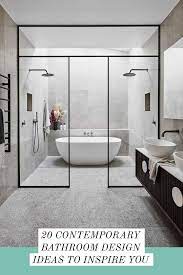 Looking for a new bathroom in 2021? 20 Contemporary Bathroom Design Ideas To Inspire You In 2021 Bathroom Renovation Diy Bathroom Design Small Free Standing Bath Tub