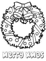 Printable coloring and activity pages are one way to keep the kids happy (or at least occupie. Lovely Christmas Wreath For Decoration Coloring Page Download Print Online Coloring Pages For Free Color Nimbus