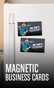 Or make your own for your existing business and save. Magnetic Business Cards