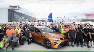The Last Hsv Commodore Gtsr W1 Rolled Off The Production Line Today Techau