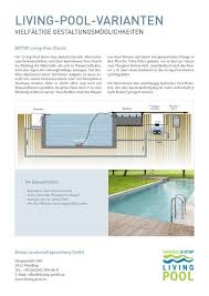 Für weitere informationen und fotos klicken sie bitte auf die jeweilige unterkunft. Living Pool Varianten Schleitzer Baut Garten