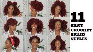 11 Quick And Easy Crochet Braid Styles How To Crochet Braid Styles Crochet Hair Styles Senegalese Twist Crochet Hair