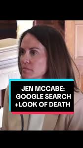Jen McCabe: ice cold glares, If looks coukd kill. Jen’s Google search
