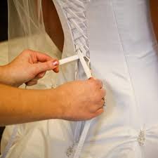 A Corset Back Gives Your Wedding Dress A Perfect Fit Sewing Wedding Dress Wedding Dresses Corset Wedding Corset