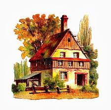 Antique Images Free House Clip Art 2 Antique House Graphics Of Rural Cottage And Farm Antique Images Antique House Clip Art