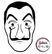 Casa di carta disegni semplici e facili da copiare. Adesivo Dali Salvador Dali Pittore Maschera La Casa Di Carta Per Auto Parete Ebay