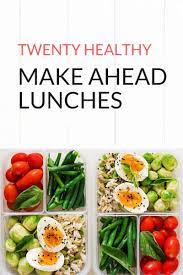 Twenty Healthy Make Ahead Lunches Slender Kitchen Healthy Lunches For Work Healthy Meal Plans Healthy Lunch