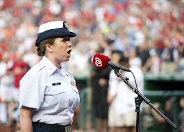 National Anthem Etiquette Civilian Military Personnel Star Spangled Flags
