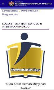 Guru, obor hemah menyinari pertiwi.merupakan tema bagi hari guru peringkat sekolah yang telah diadakan pada 3/5/2019. Blog Pusat Sumber Sekolah Keb Parit Hj Taib Logo Dan Tema Hari Guru 2019