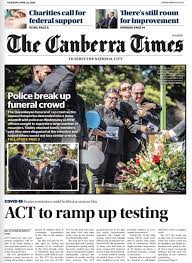 #marie the journalist #fun times #canberra times #marie interviews peter hitchener. Canberra Times On Twitter Here S Today S Front Page Featuring Stories From Evanstheairwave D Jervisbardy And Kathrynjlewis