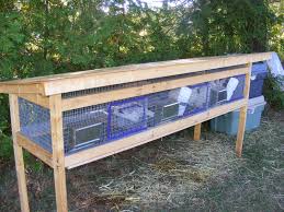 Connect these two and form a rectangular shape as you had done with your hutch frame bottom. Homemade Rabbit Pen Cheap Buy Online
