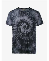 Black And Grey Tie Dye Shirt Valentino Tie Dye Print T Shirt In Grey Modesens Cotton Shirts For Men Mens Shirt Dress Tshirt Design Men