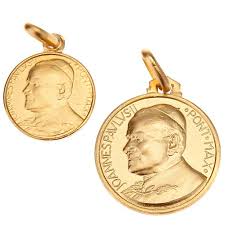 *** papst johannes paul ii. Medaille Johannes Paul Ii Gold 18 K 750 Online Verfauf Auf Holyart