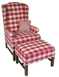 Black And White Buffalo Plaid Chair And Ottoman 404 Not Found Country Furniture Furniture Upholstered Furniture