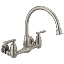 Check spelling or type a new query. Two Handle Wall Mounted Kitchen Faucet 22722lf Ss Delta Faucet