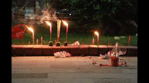 The ghost festival or hungry ghost festival (also known as zhongyuan festival by taoists or yu lan pen festival by buddhists) is the day to sacrifice to the deceased. Hungry Ghost Festival Walkabout Youtube