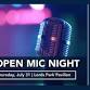 Open Mic at Lords Park Pavillion