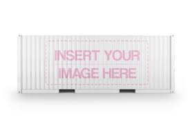 Download Shipping Container Side View Mockup Template Mediamodifier