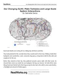 That's why we have entry tests for all applicants who want to work for us. Our Changing Earth Plate Tectonics And Large Scale System Interactions Readworks Plate Tectonics Earthquakes