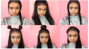 6 Styles For Straight Natural Hair Halssaa Natural Hair Styles Curly Hair Styles Cute Hairstyles