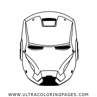 Iron man mask repaint & mod: Iron Man Coloring Pages Ultra Coloring Pages