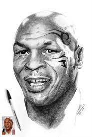 Mike Tyson Celebrity Drawings Mike Tyson Rapper Art