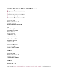 Chord chord lagu sidoli pargojek tioma trio kunci paling. Lagu Lama Chord