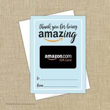 Amazon Thanks For Being Amazing Gift Card Holder From Brownpaperstudios Com Gift Card Holder Amazon Gift Cards Gift Card