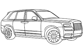 Motor like a sir for minivan money. Rolls Royce Cullinan Sketchye