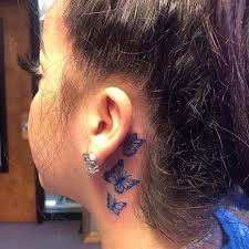 Pin By Roro On Tats Neck Tattoos Women Behind Ear Tattoos Tattoos