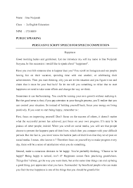 Doc) Persuasive Script Speech For Speech Competition | Imma Imma -  Academia.edu