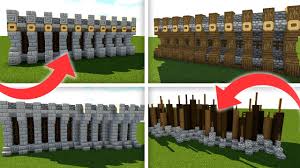 Maybe you would like to learn more about one of these? 5 Simple Medieval Wall Designs For Minecraft 1 14 Youtube