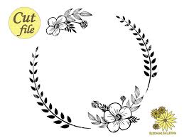 Free Free 88 Cricut Flower Wreath Svg SVG PNG EPS DXF File