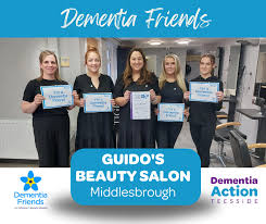 We are extremely proud to say we have always been a Dementia Friendly Salon  however this is now official thanks to Marie giving Guido's team in salon  training and confidence we now