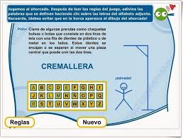 El Ahorcado Es El Clasico Juego Que En Este Caso Esta Dirigido A Desarrollar El Vocabulario De Alumnos De Educacion Juegos Clasicos Juegos Educacion Primaria