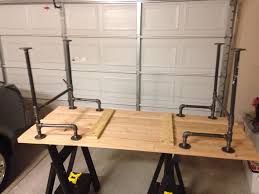 The stylish and beautiful design is suitable for any occasion, such as patio, pool, deck, backyard, balcony, and etc. Black Iron Pipe Desk Legs Novocom Top