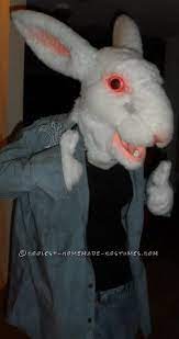 Why do rabbits have red eyes? Scary White Rabbit Costume Made From Scratch