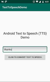 It's a mobile audio recorder that comes with features such as one voice notes is a simple app that aims to convert speech to text for making notes. Android Text To Speech Tutorial Javapapers