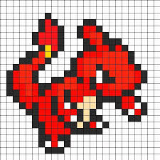 Image Result For Pokemon Pixel Art Strijkparels Loompatronen Strijkparels Patronen