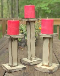 Selling as a pair.candles not included.dimensions: Primitive Distressed Wooden Candle Holders Set By Maryswoodcrafts 25 00 Distressed Wooden Candle Holders Wooden Candles Wooden Candle Holders