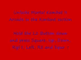 This page contains every fatality combo for all … Cheats For Mortal Kombat Shaolin Monks Ps2 Youtube