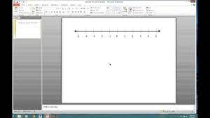Powerpoint Number Line Video #2:Add Numbers To Number Line - Youtube
