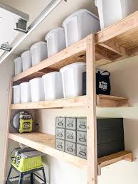 A good system for organization in your garage is crucial in keeping it from getting cluttered and overwhelming. How To Build Easy Diy Storage Shelves Themartinnest Com