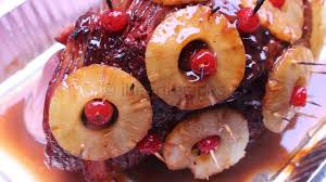 Ham With Pineapple And Brown Sugar Glaze I Heart Recipes Recipe Pineapple Ham Ham Glaze Recipe Ham Glaze Brown Sugar