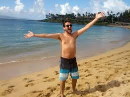 Heres my flabby, forty year-old, nerdy self, on the beach in Hawaii. – WIL  WHEATON dot NET